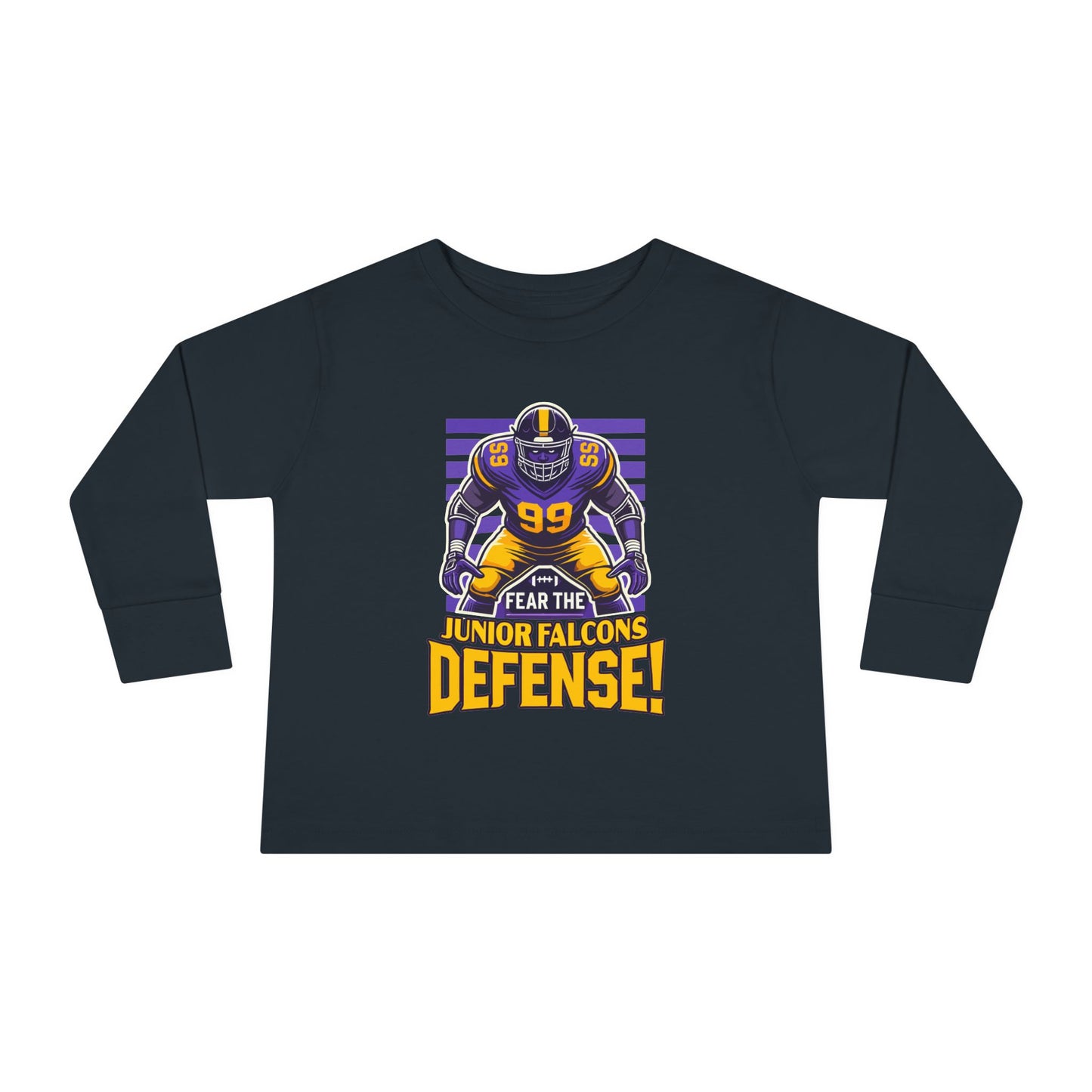 Football - Toddler Long Sleeve - Fear the Defense