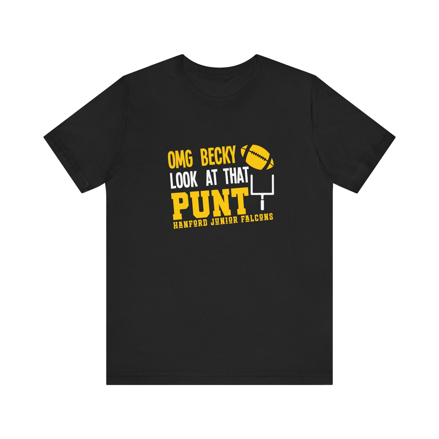Football - Adult T-Shirt - OMG Beck Look at that punt