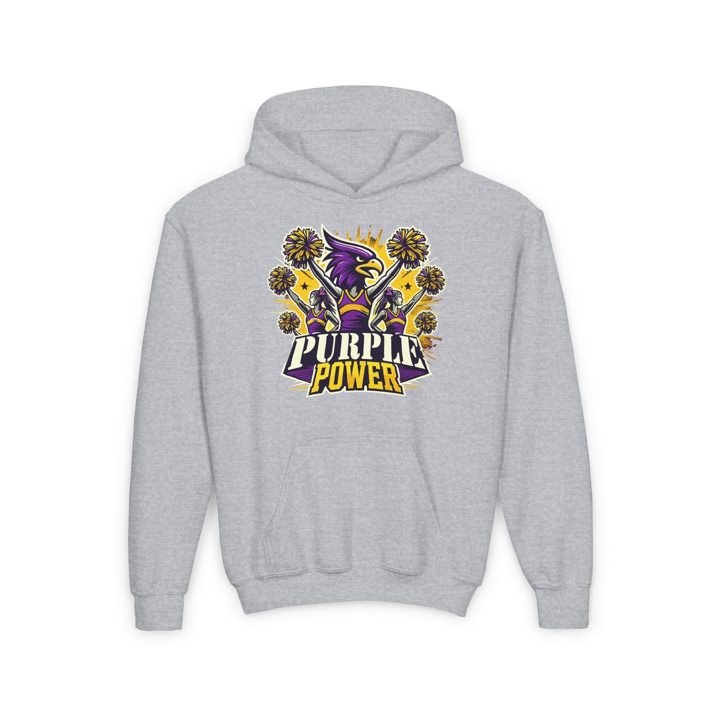 Cheer - Youth Sweatshirt - Purple Power