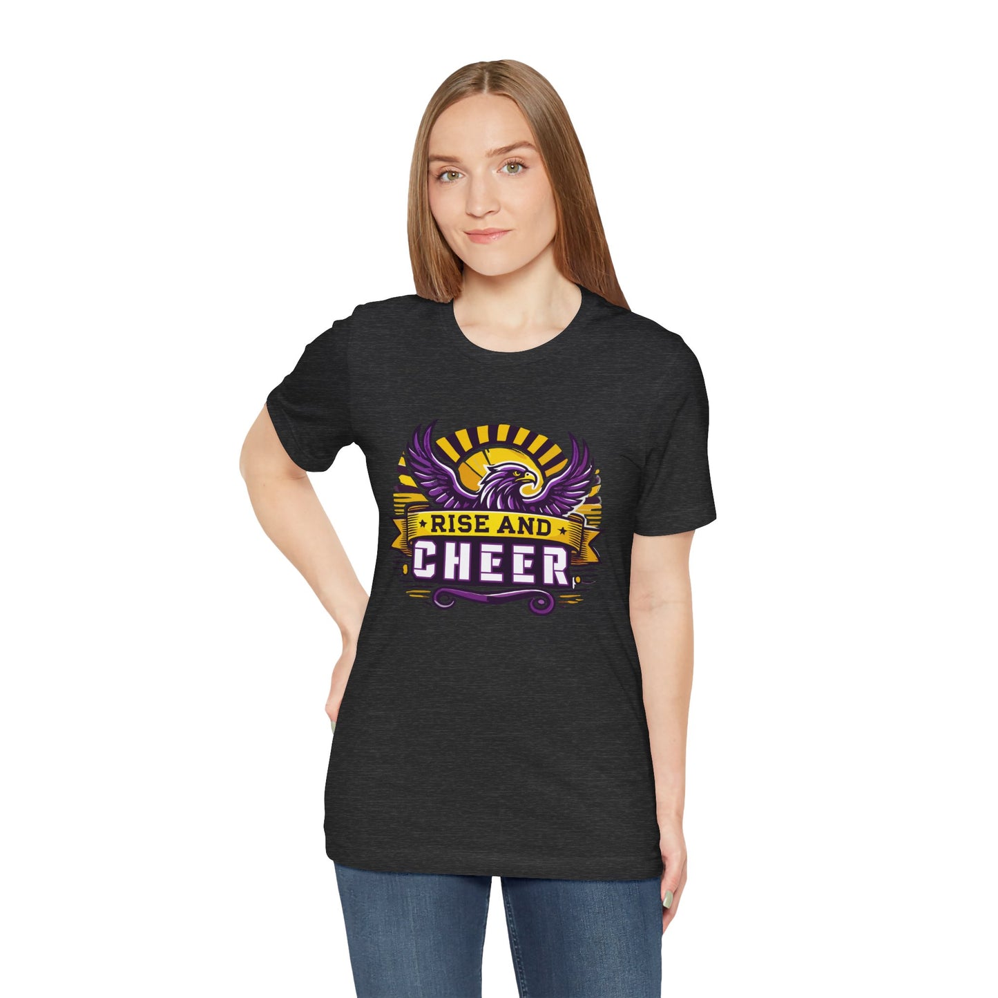 Cheer - Adult T-Shirt - Rise and Cheer