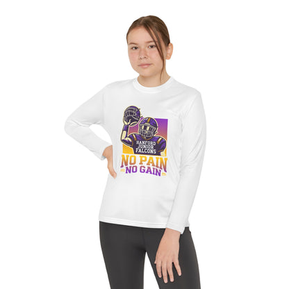 Football - Youth Long Sleeve - No Pain No Gain