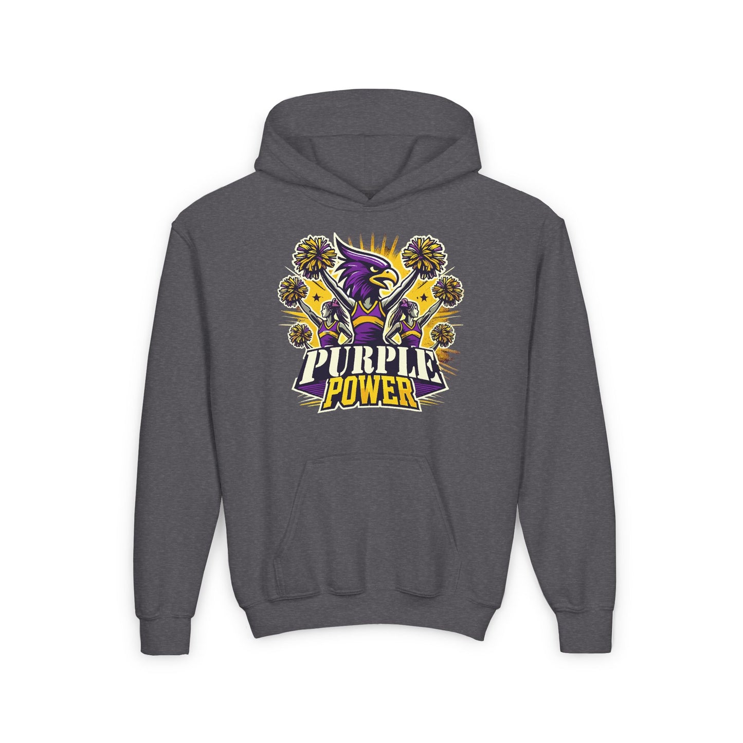 Cheer - Youth Sweatshirt - Purple Power