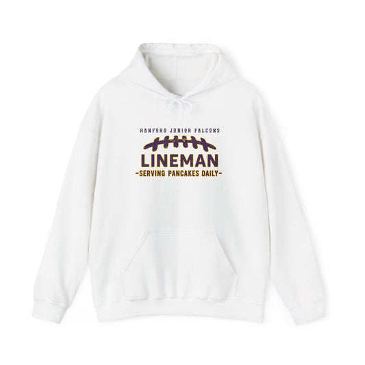 Football - Adult Sweatshirt - Lineman Serving Pancakes Daily