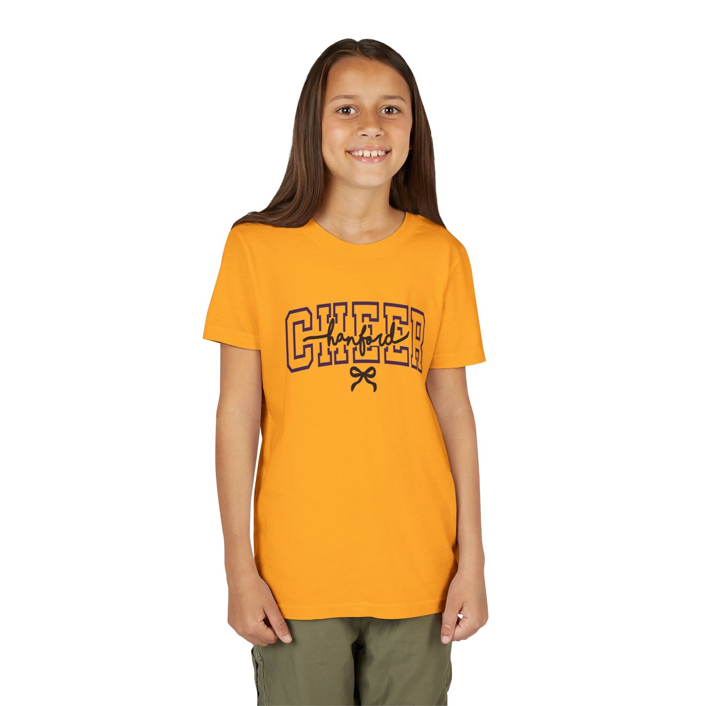 Cheer - Youth T-Shirt - Hanford Cursive