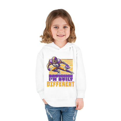 Football - Toddler Sweatshirt - Bruhhh I'm Built Different