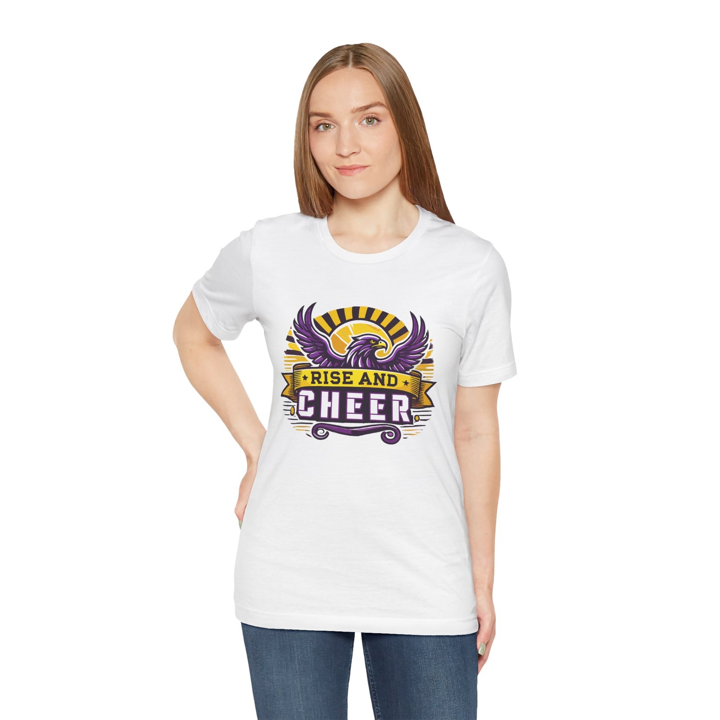 Cheer - Adult T-Shirt - Rise and Cheer