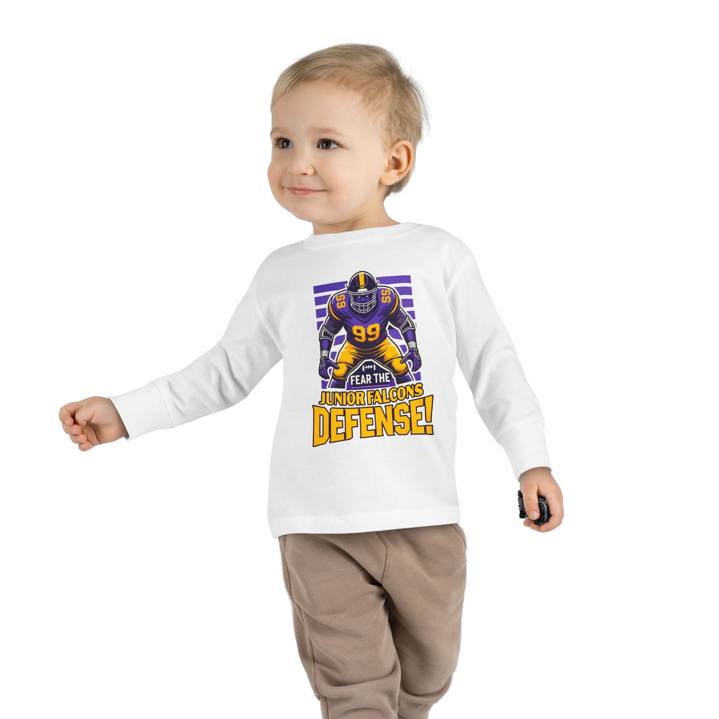 Football - Toddler Long Sleeve - Fear the Defense