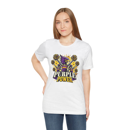 Cheer - Adult T-Shirt - Purple Power