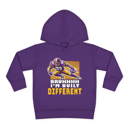 Football - Toddler Sweatshirt - Bruhhh I'm Built Different