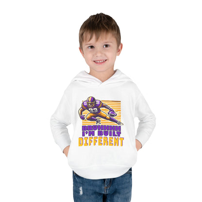 Football - Toddler Sweatshirt - Bruhhh I'm Built Different