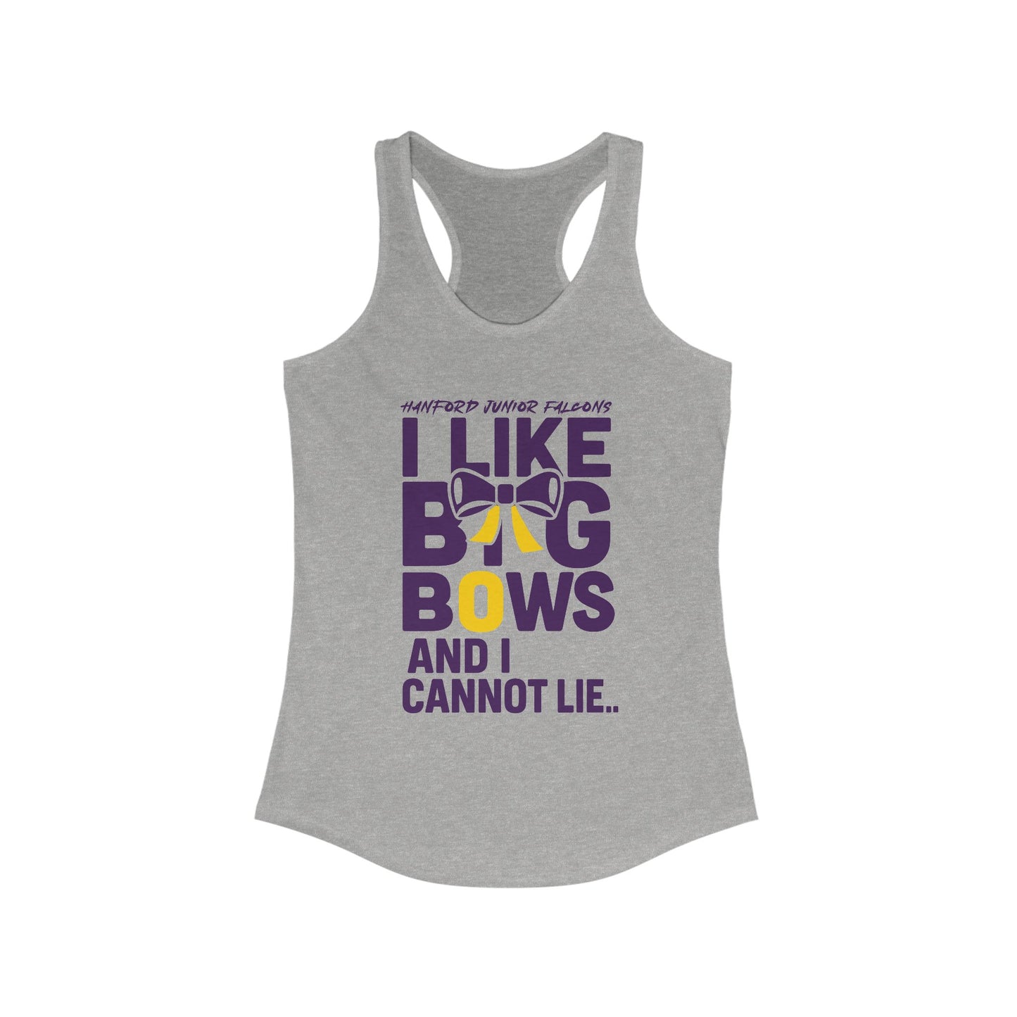 Cheer - Adult Tanktop - I like big bows