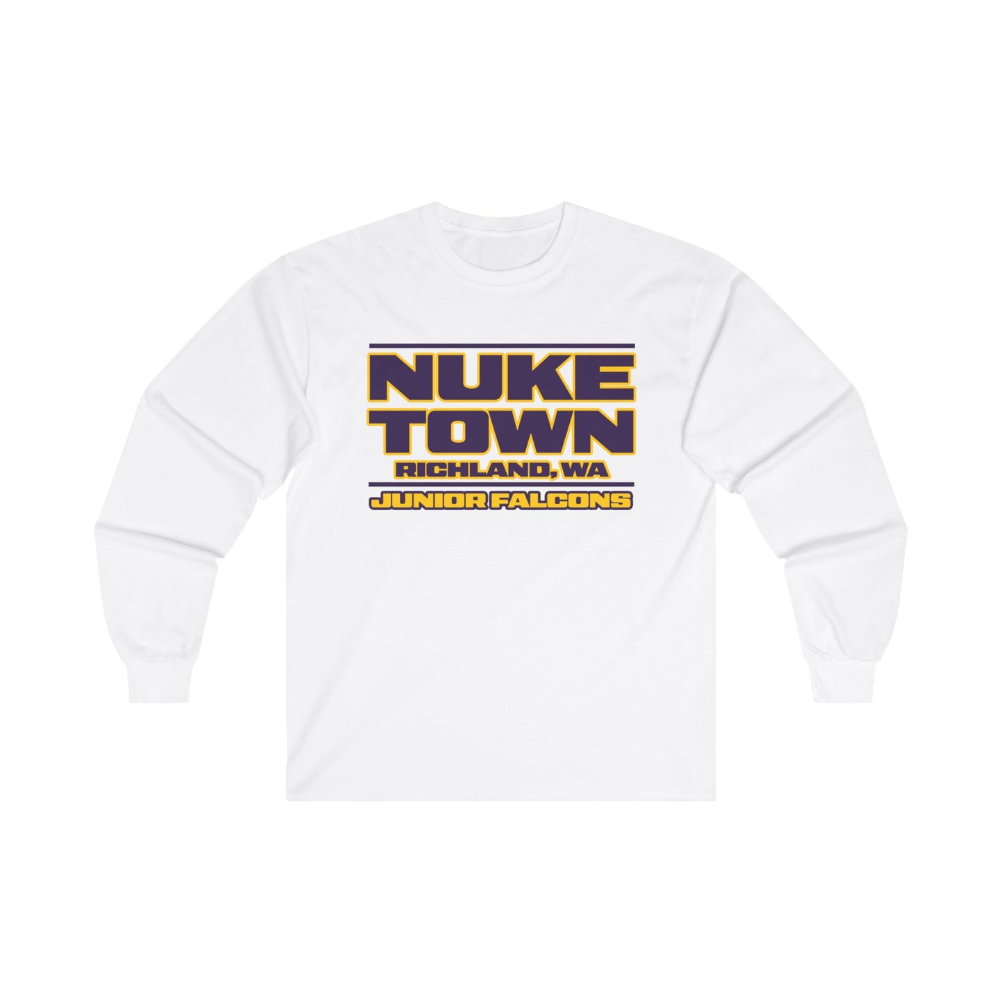 Nuke Town Junior Falcons Unisex Long Sleeve Tee - Perfect for Sports Fans