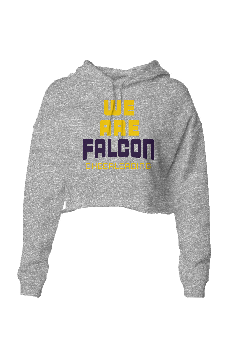 Cheer - Adult Sweatshirt - Crop Hoodie We Are Hanford Cheerleading