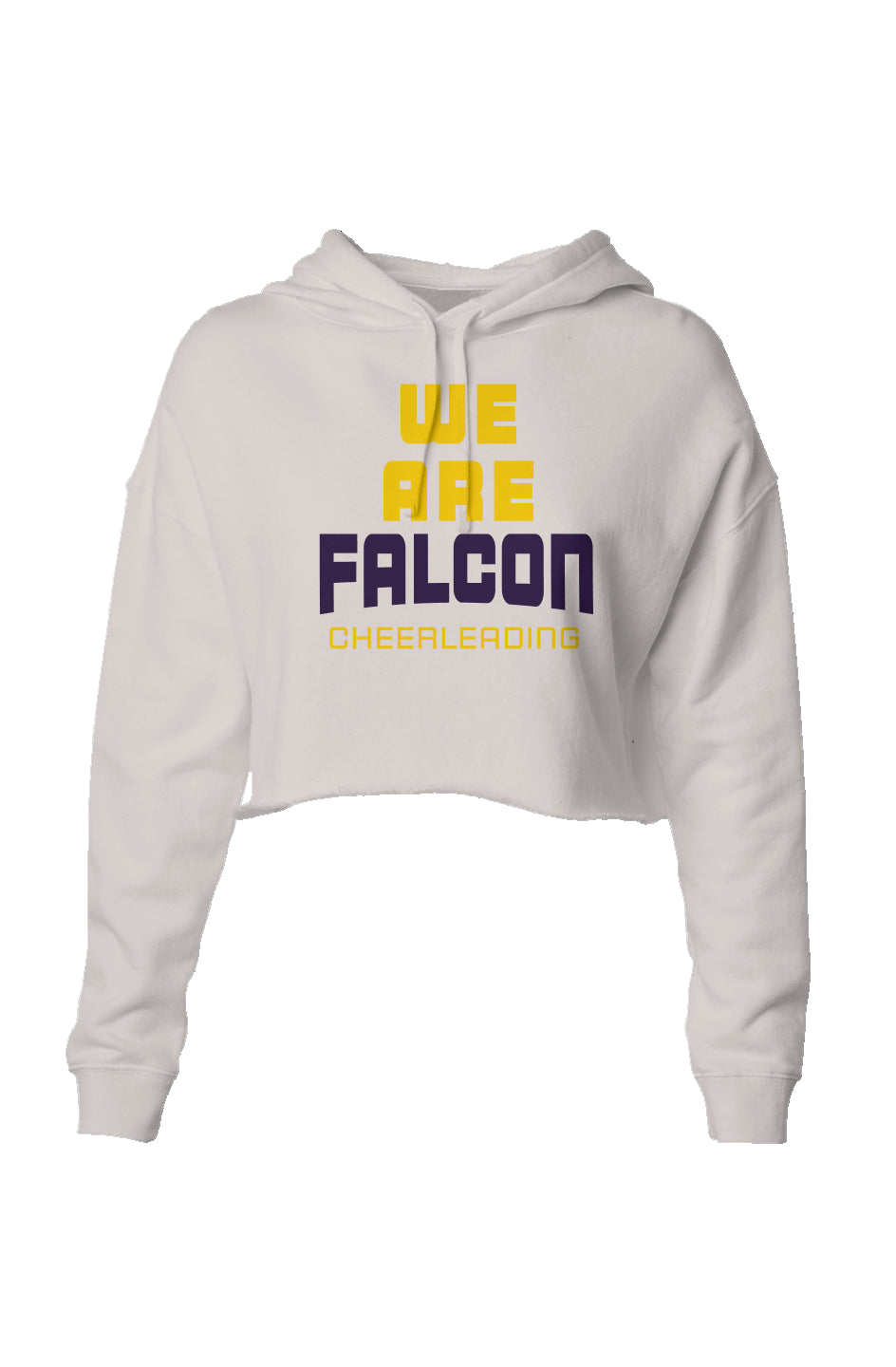 Cheer - Adult Sweatshirt - Crop Hoodie We Are Hanford Cheerleading