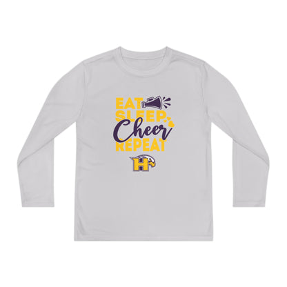 Cheer - Youth Long Sleeve - Eat Sleep Cheer Repeat