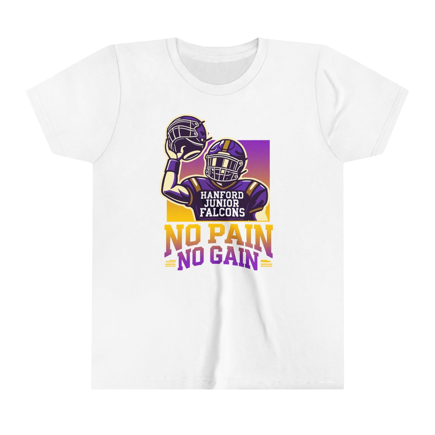 Football - Youth T-Shirt - No Pain No Gain