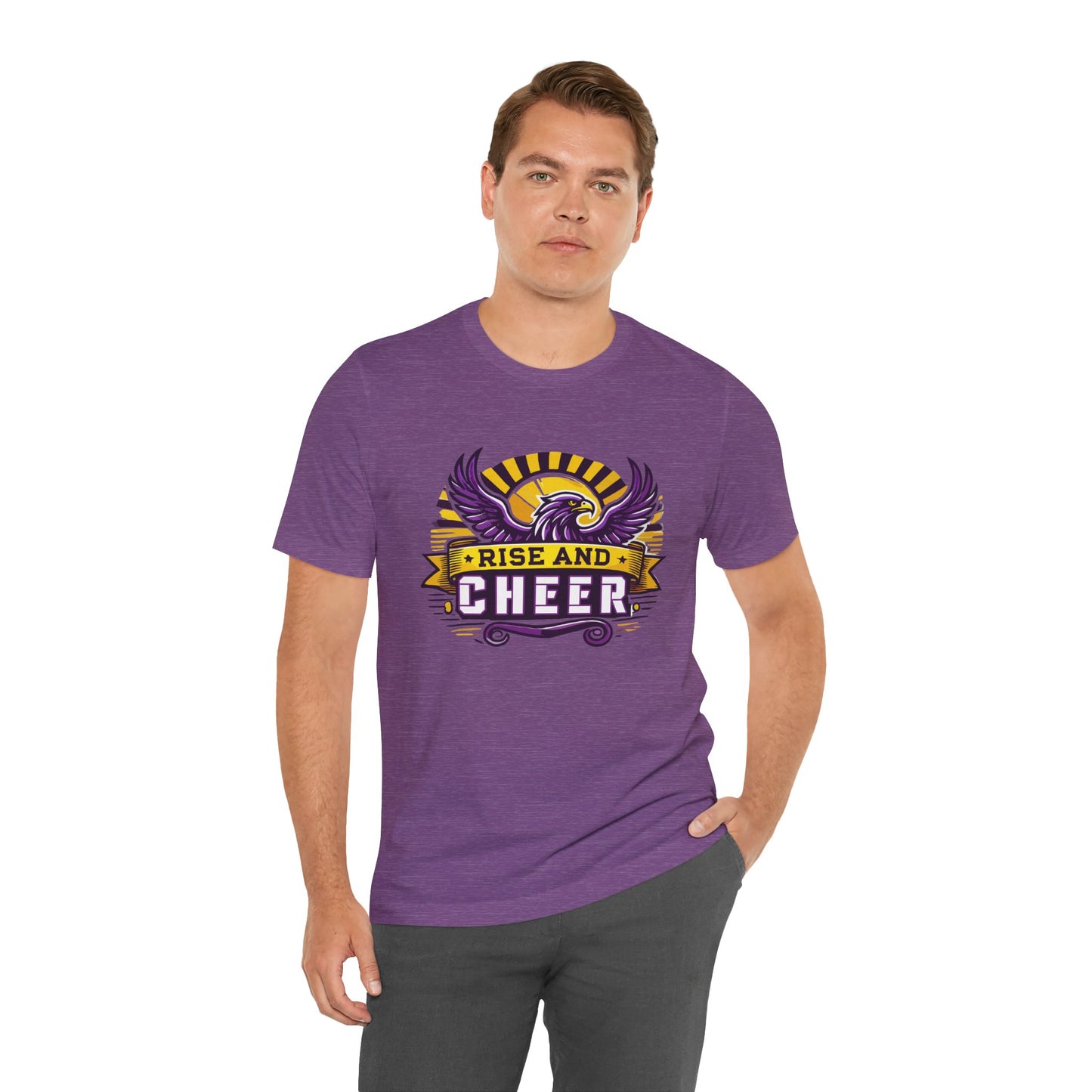 Cheer - Adult T-Shirt - Rise and Cheer