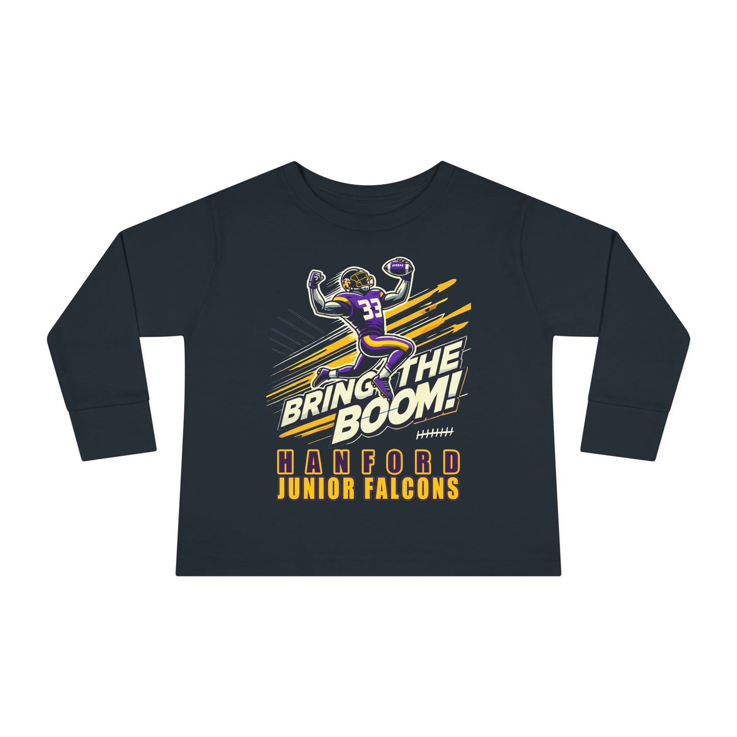 Football - Toddler Long Sleeve - Bring the Boom