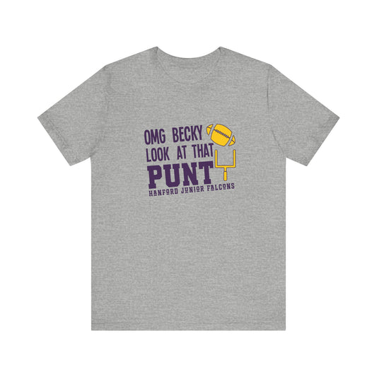 Football - Adult T-Shirt - OMG Beck Look at that punt