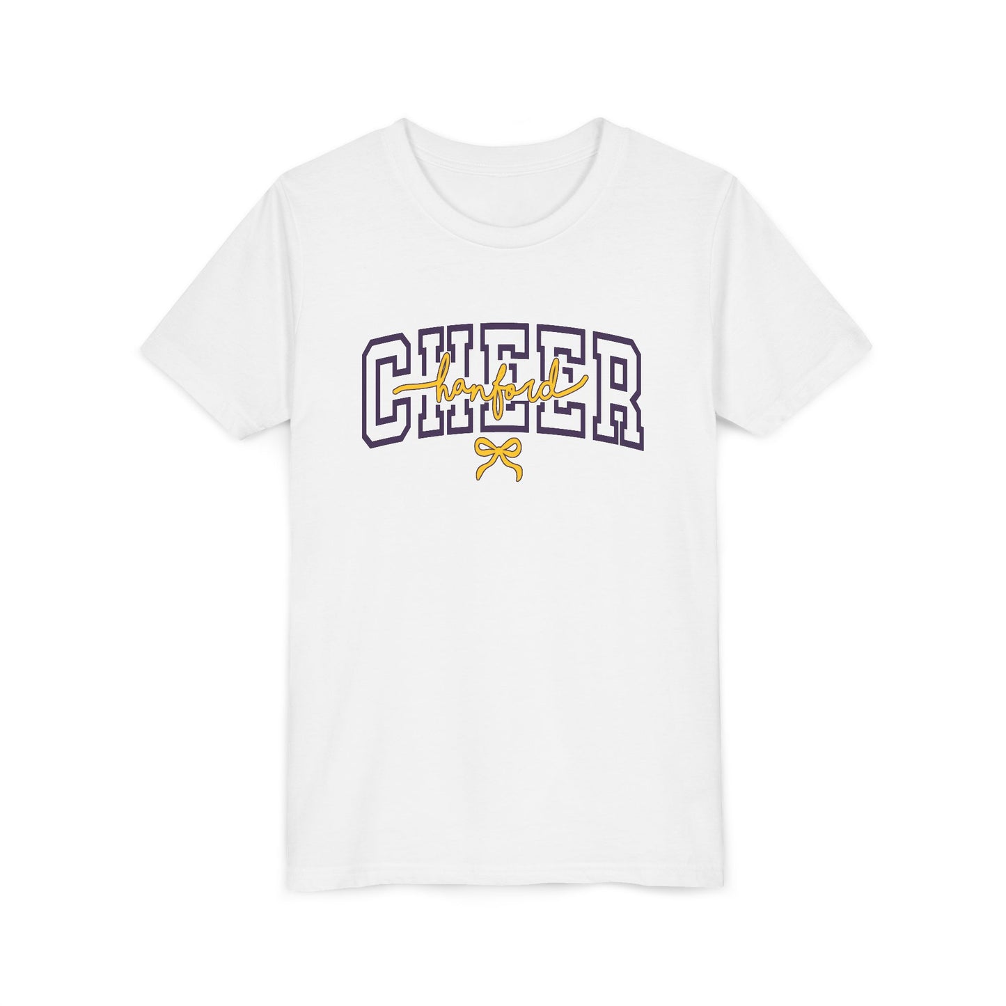 Cheer - Youth T-Shirt - Hanford Cursive