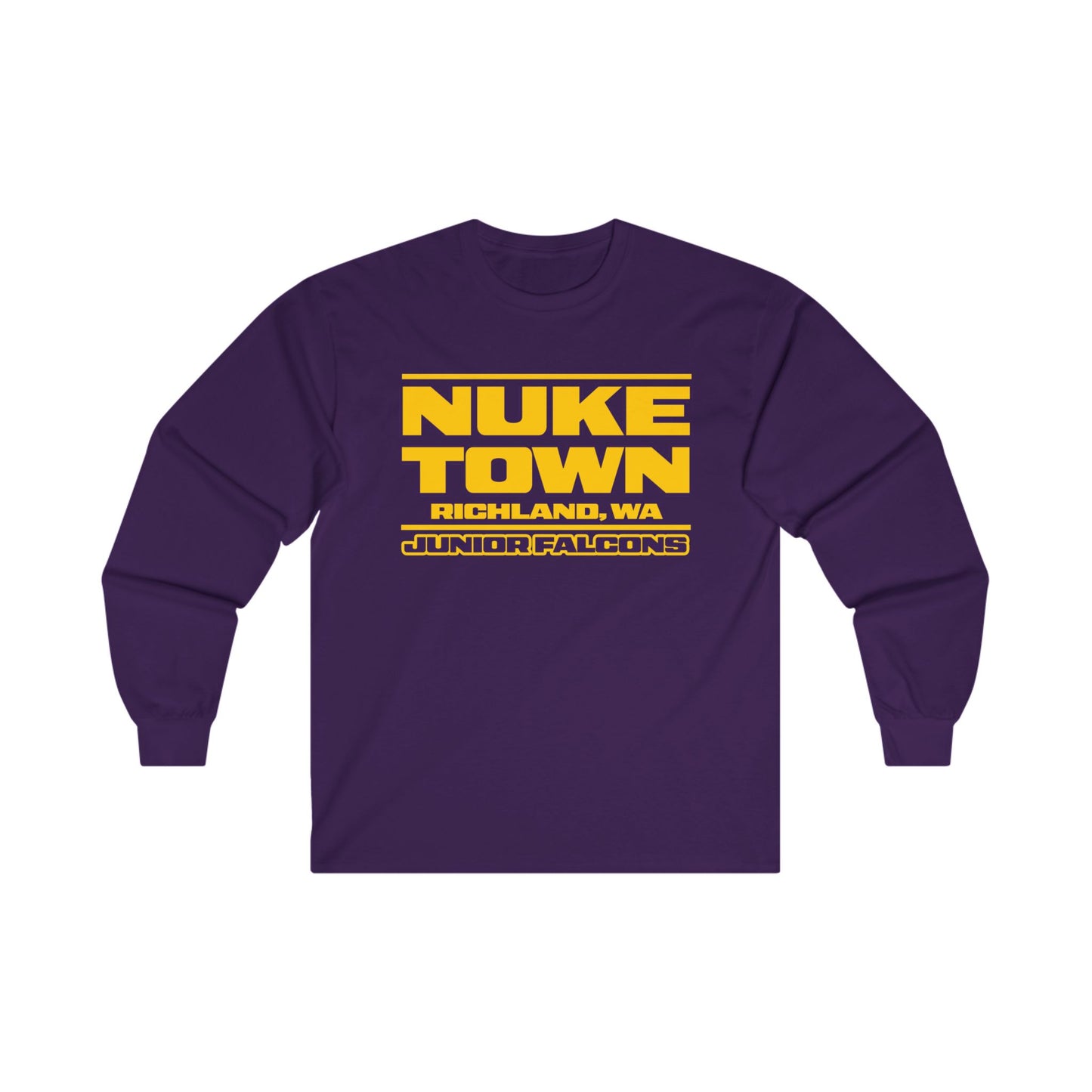 Nuke Town Junior Falcons Unisex Long Sleeve Tee - Perfect for Sports Fans