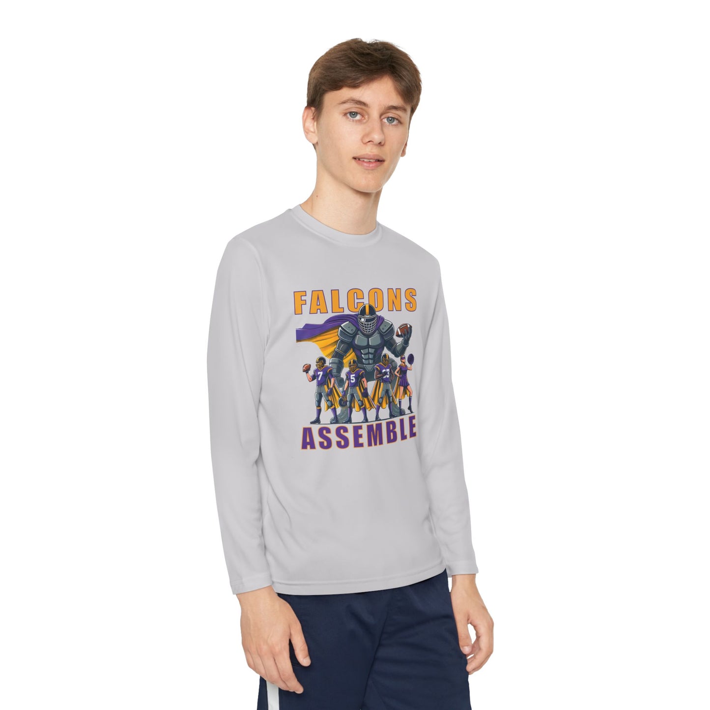 Team Items - Youth Long Sleeve - Falcons Assemble