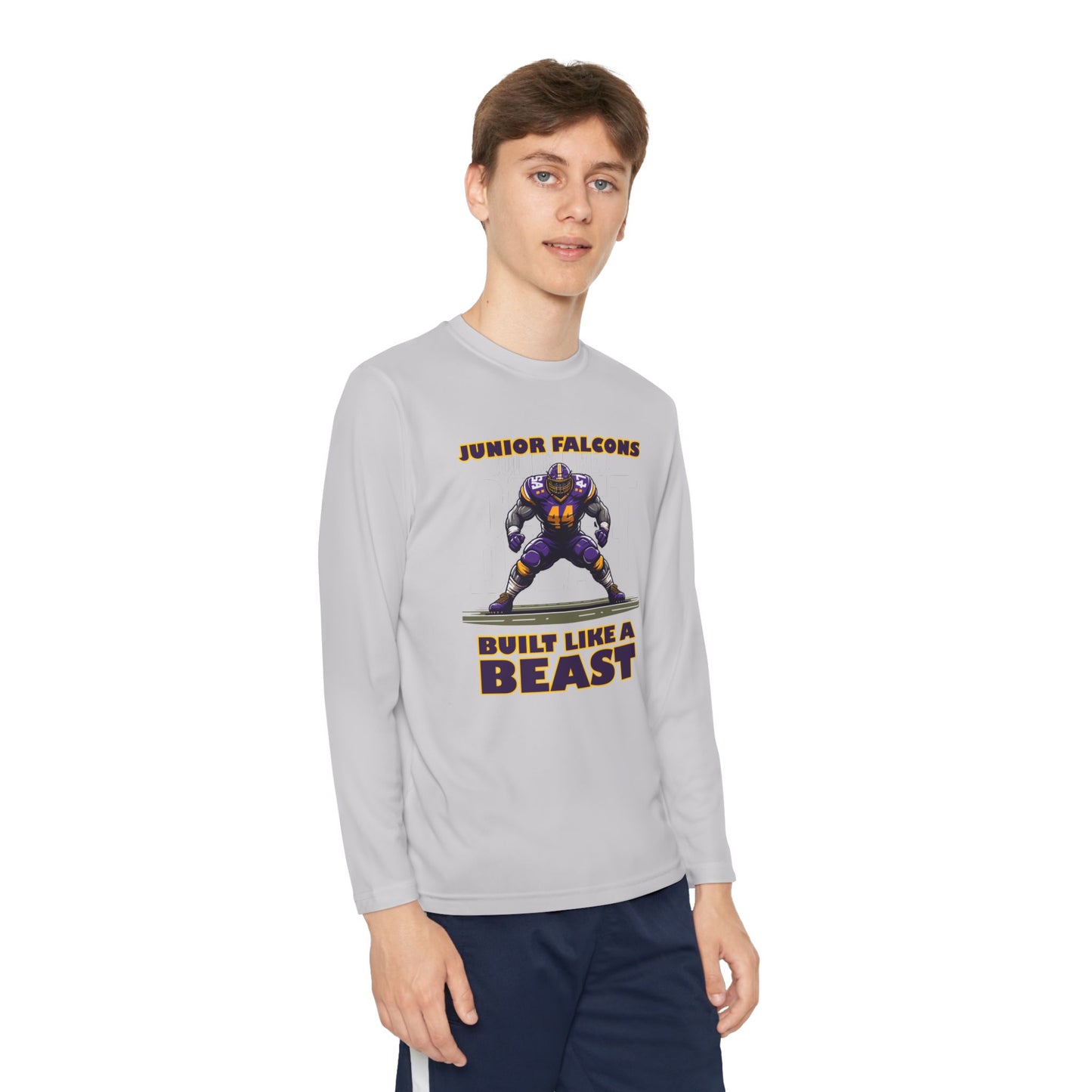 Football - Youth Long Sleeve - Built Like A Beast