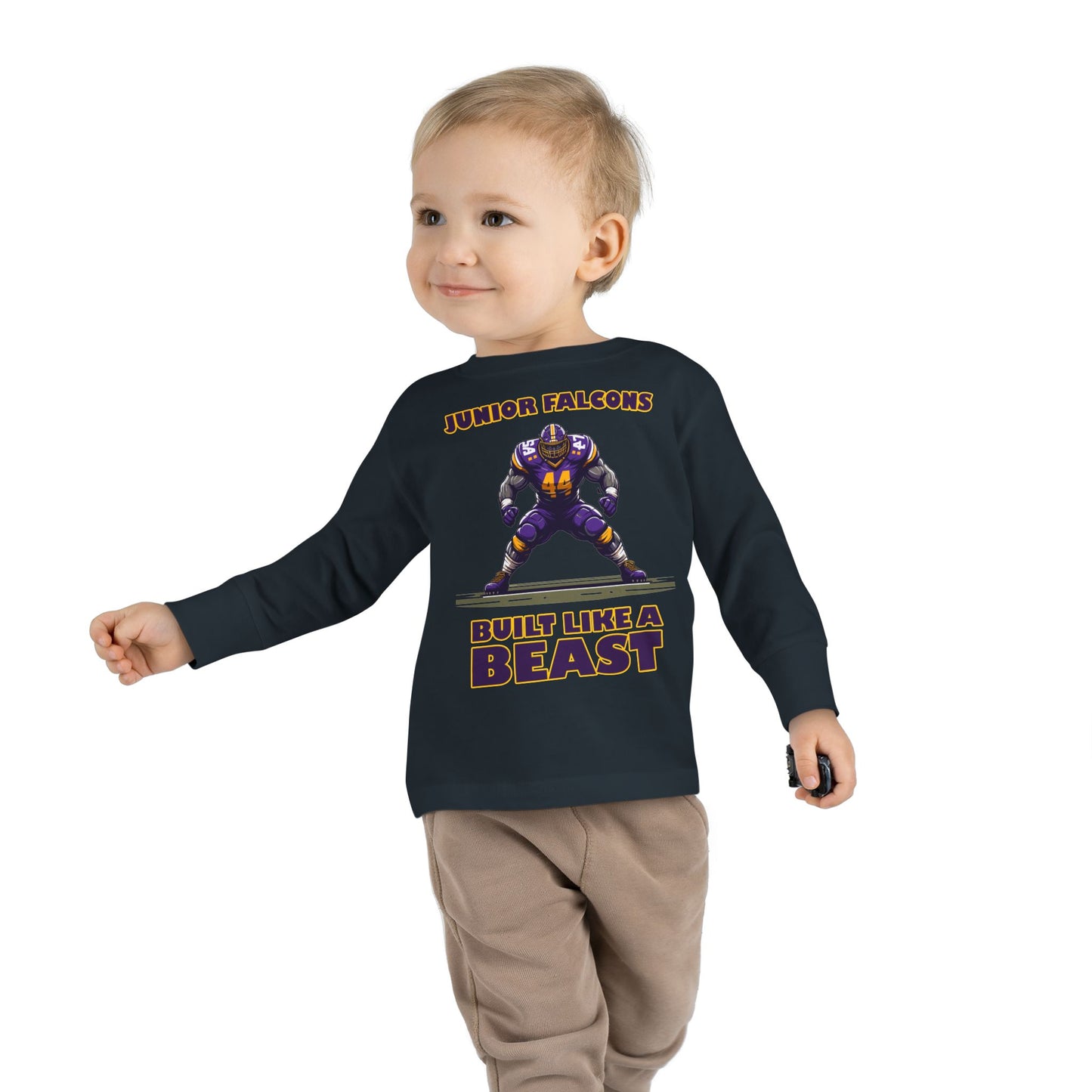 Football - Toddler Long Sleeve - Built like a Beast