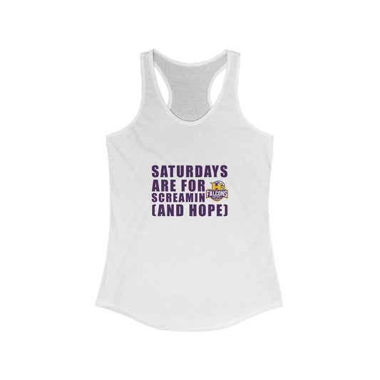 Football - Adult Tanktop - Saturdays are for screamin