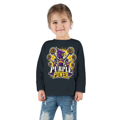 Cheer - Toddler Long Sleeve - Purple Power