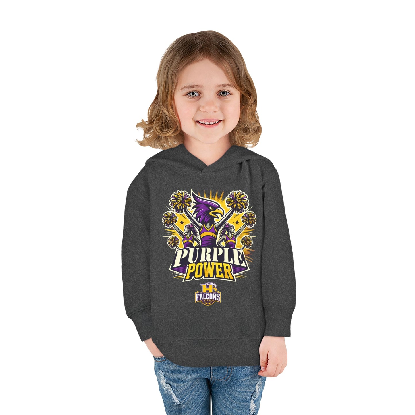 Cheer - Toddler Sweatshirt - Purple Power