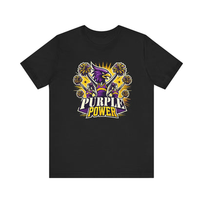 Cheer - Adult T-Shirt - Purple Power