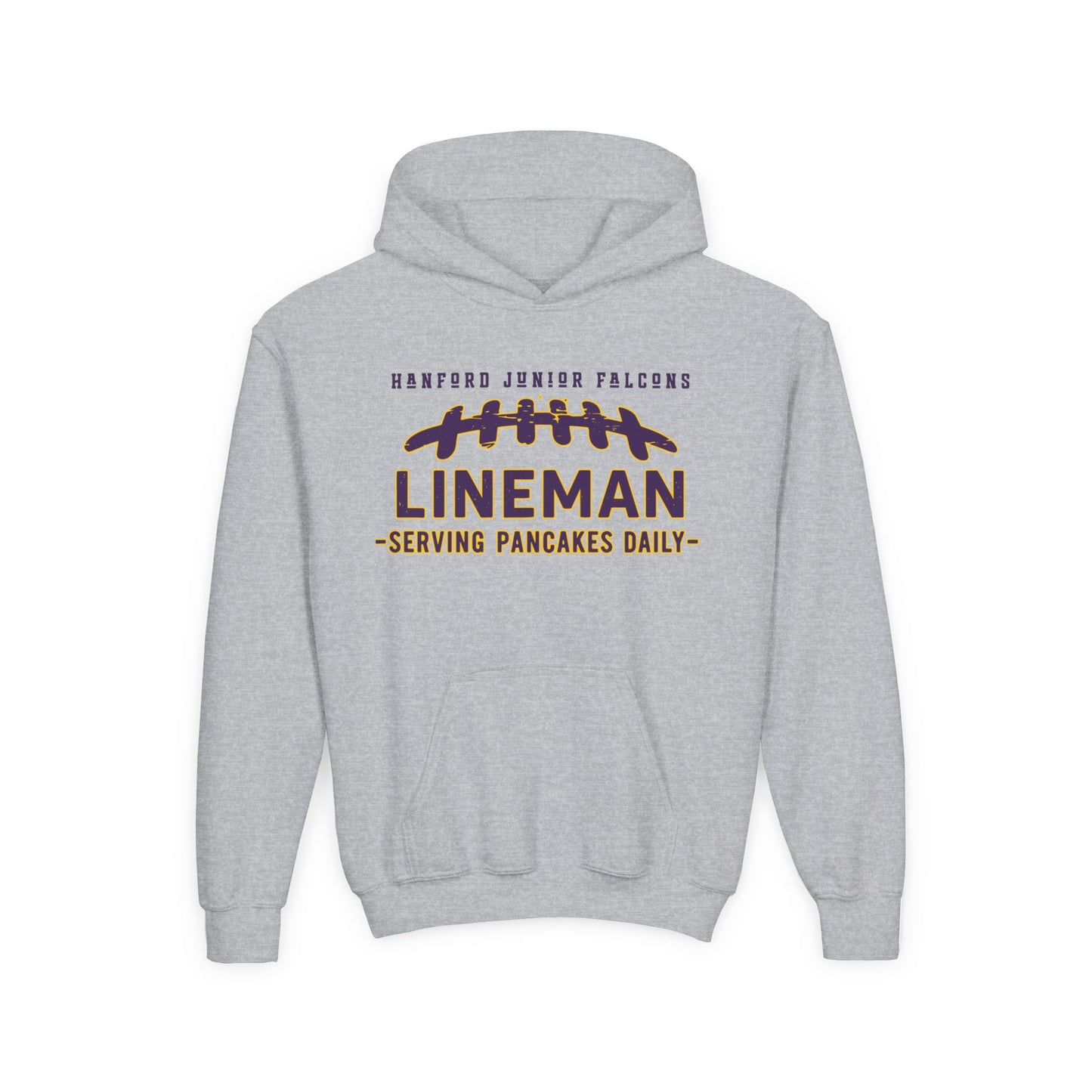 Football - Youth Sweatshirt - Line Serving Pancakes Daily