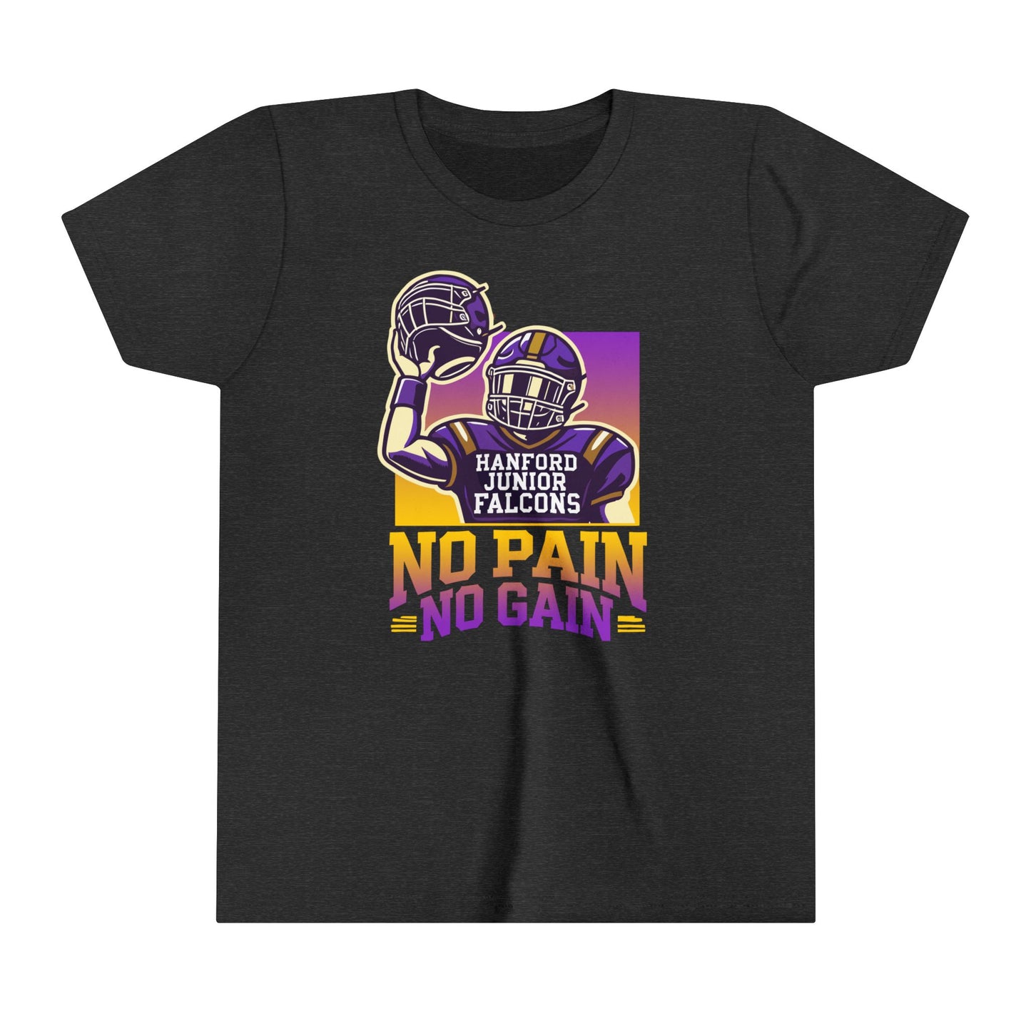 Football - Youth T-Shirt - No Pain No Gain