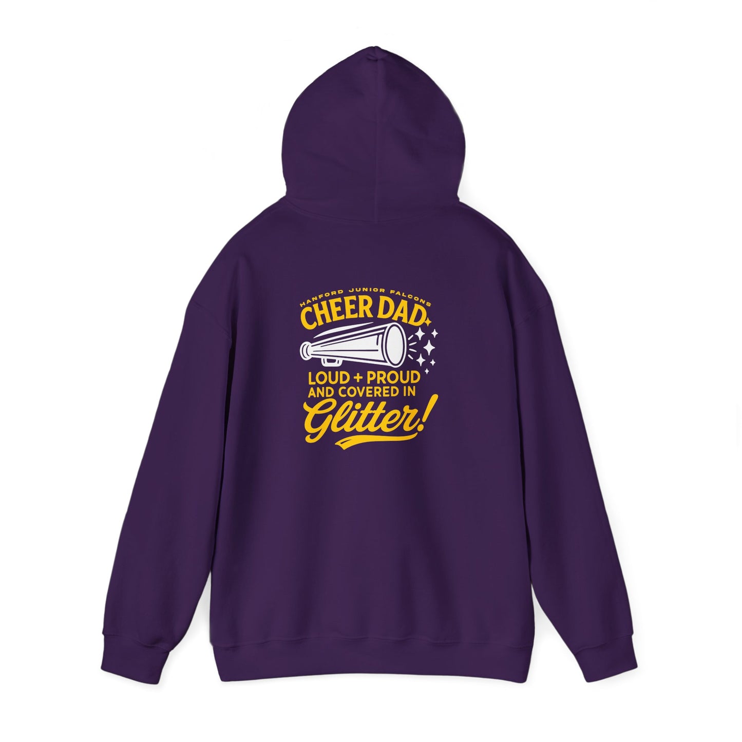 Cheer - Adult Sweatshirt - Cheer Dad: Loud, Proud, and covered in glitter