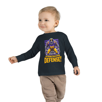 Football - Toddler Long Sleeve - Fear the Defense