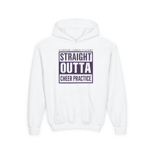 Cheer - Youth Sweatshirt - Straight Outta Cheer Practice