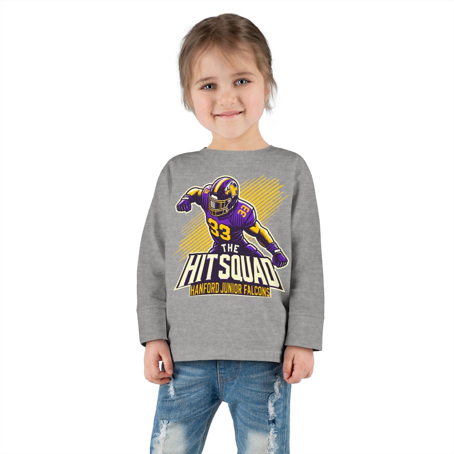 Football - Toddler Long Sleeve - Hit Squad