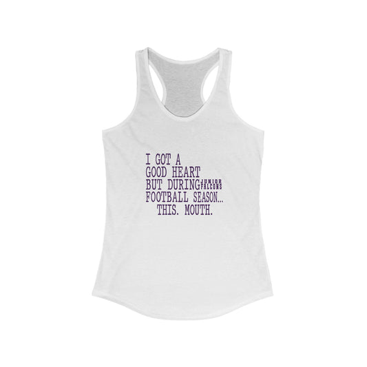 Football - Adult Tanktop - This mouth during football season