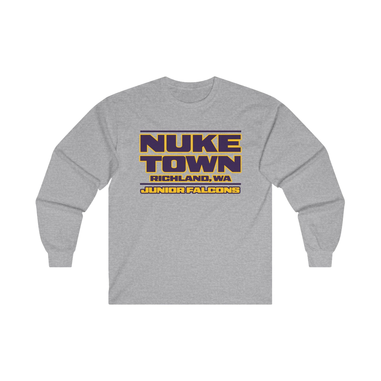 Nuke Town Junior Falcons Unisex Long Sleeve Tee - Perfect for Sports Fans