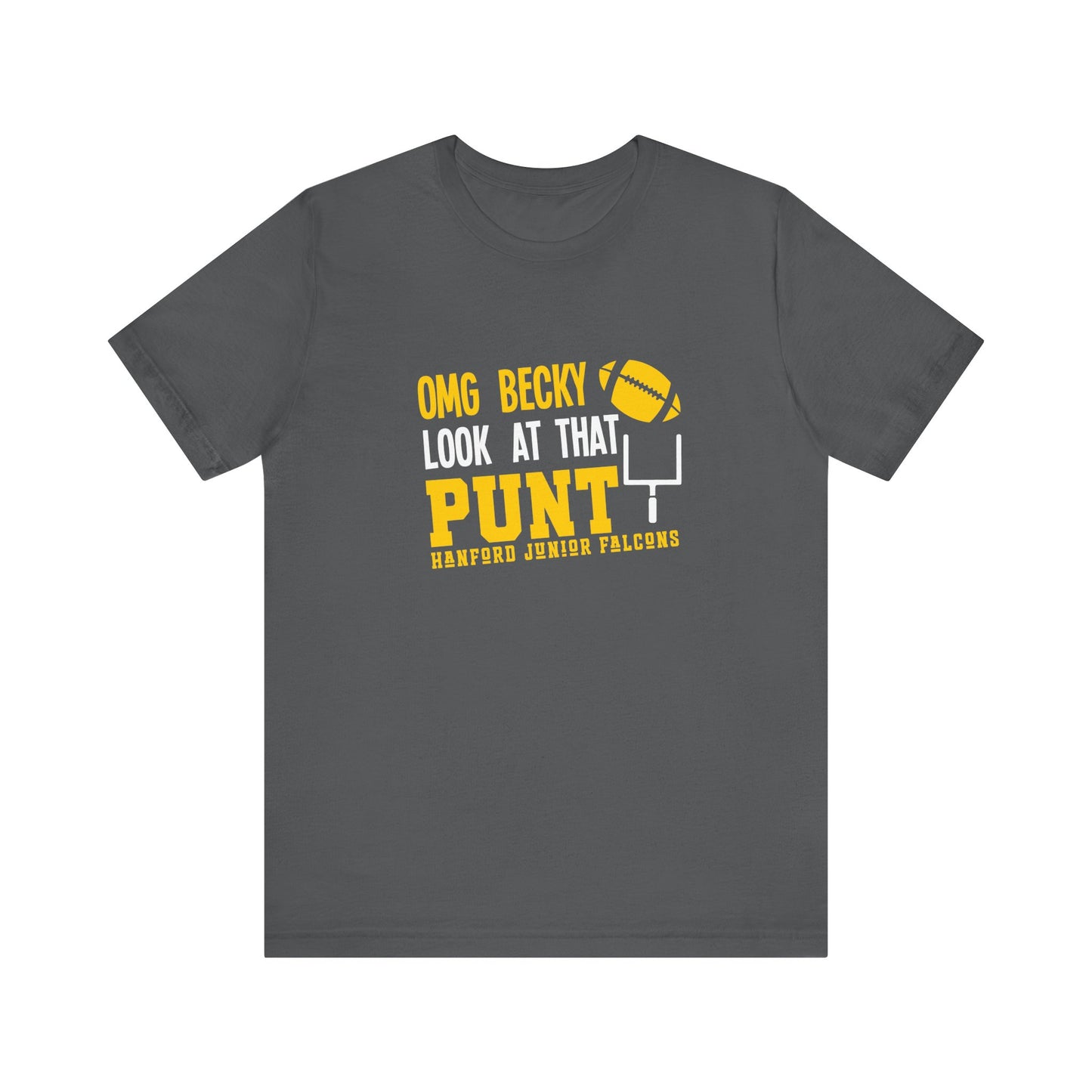 Football - Adult T-Shirt - OMG Beck Look at that punt