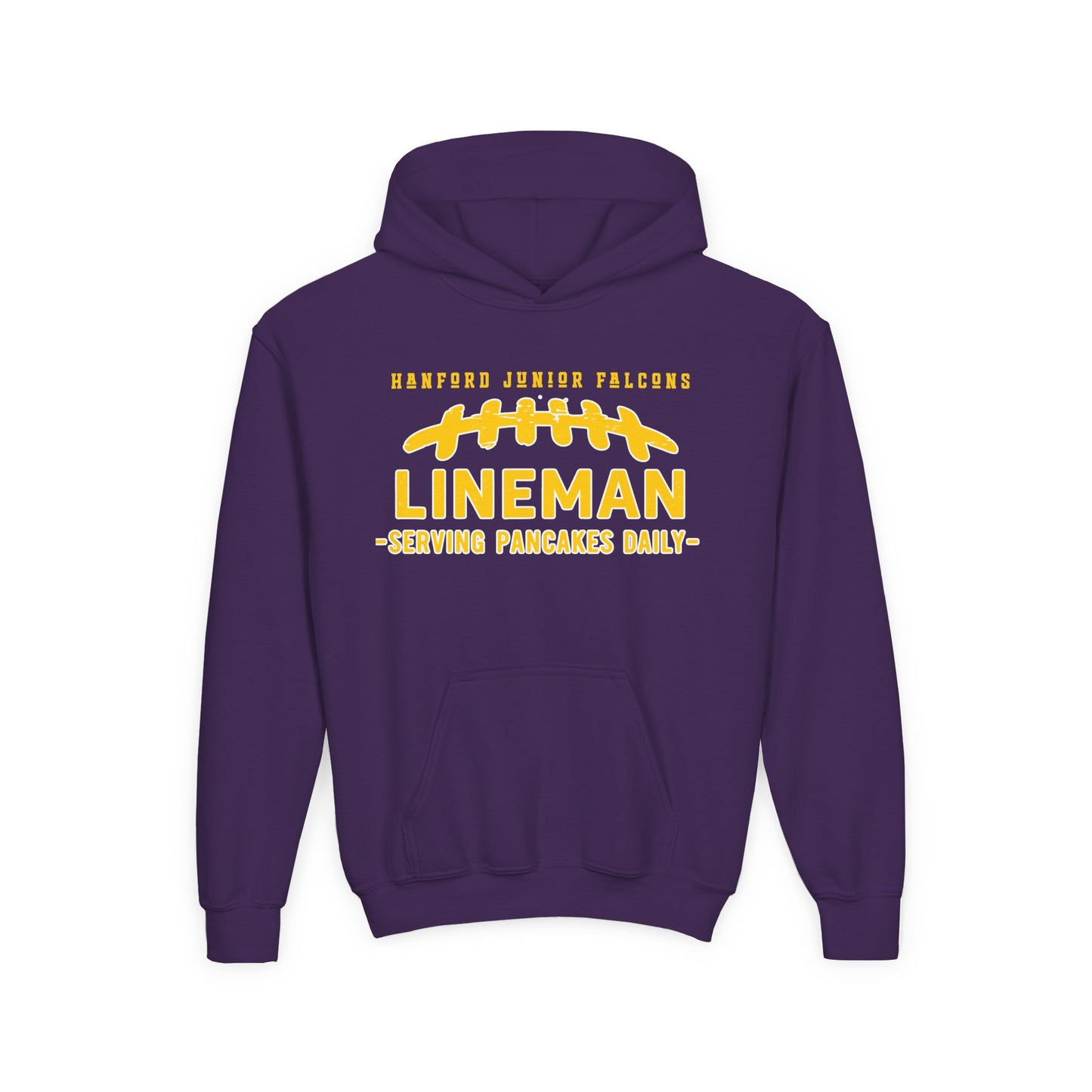 Football - Youth Sweatshirt - Line Serving Pancakes Daily