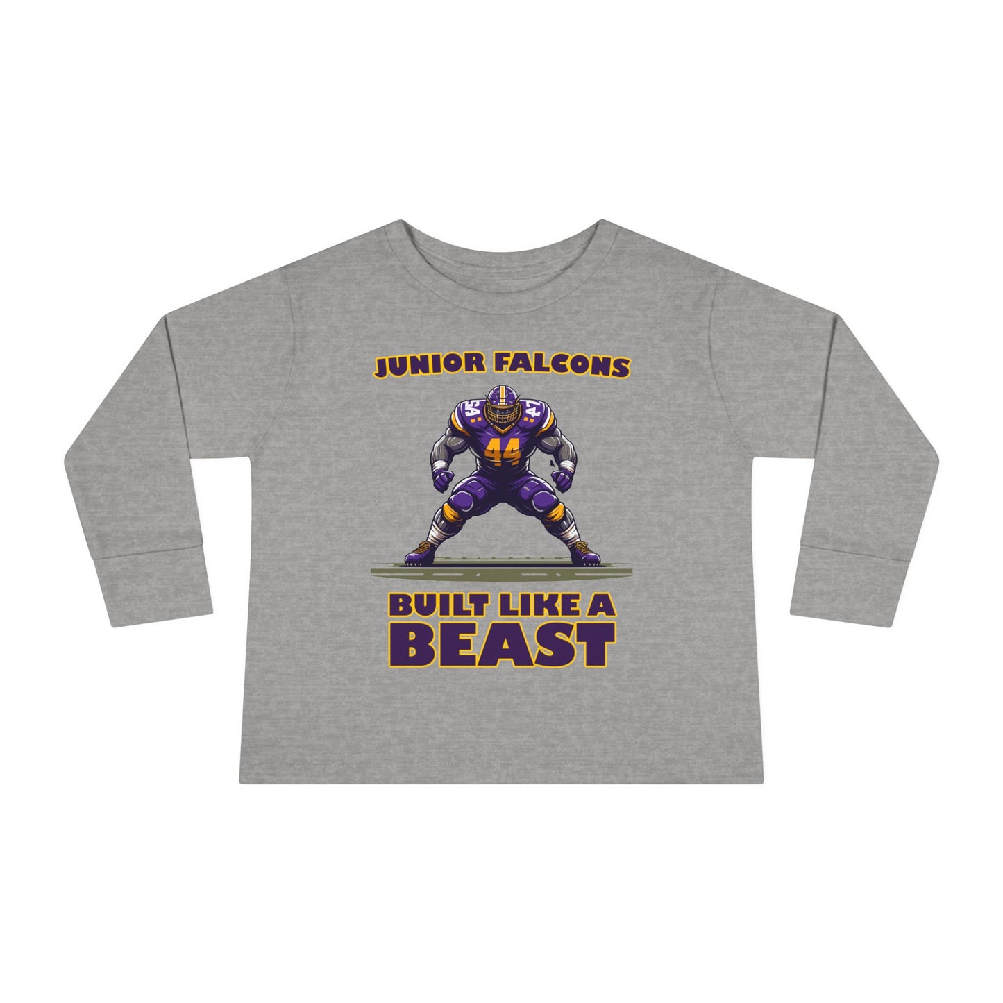 Football - Toddler Long Sleeve - Built like a Beast