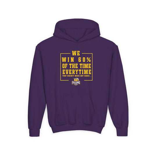 Football - Youth Sweatshirt - We win 60% of the time