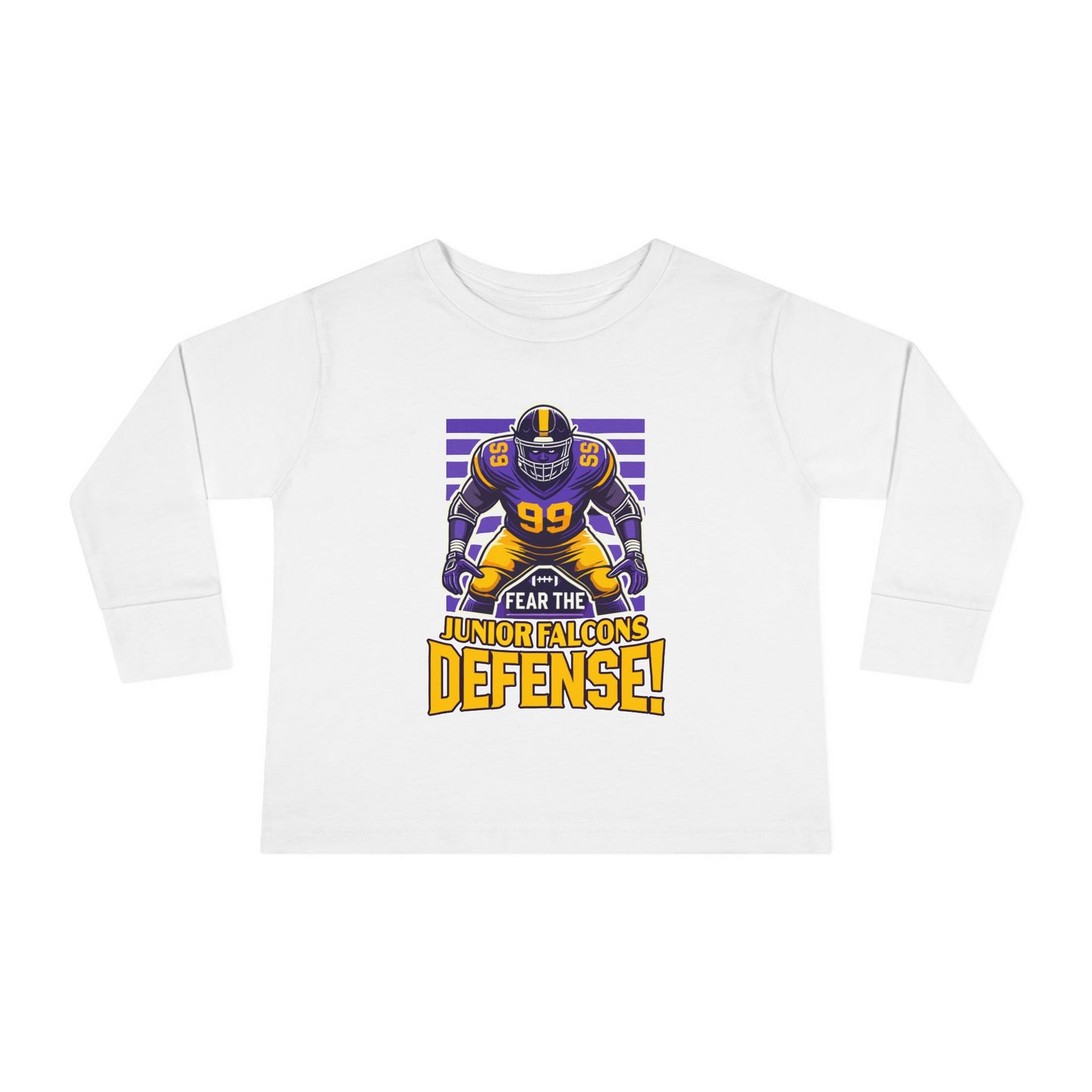 Football - Toddler Long Sleeve - Fear the Defense