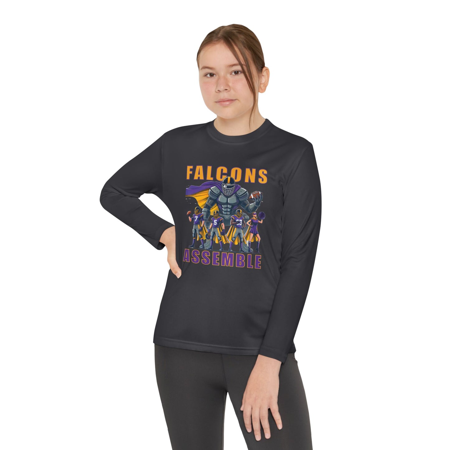 Team Items - Youth Long Sleeve - Falcons Assemble