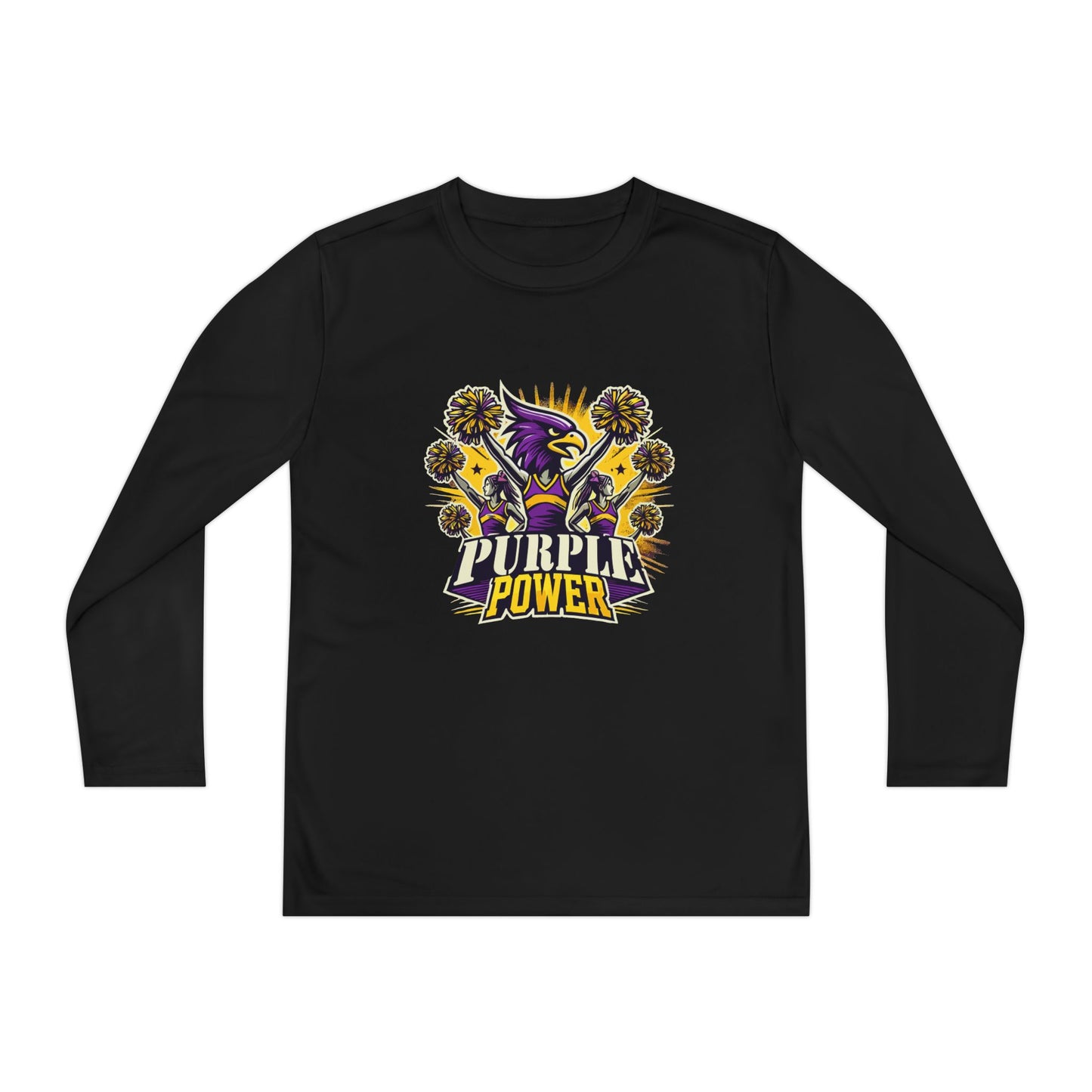 Cheer - Youth T-Shirt - Purple Power