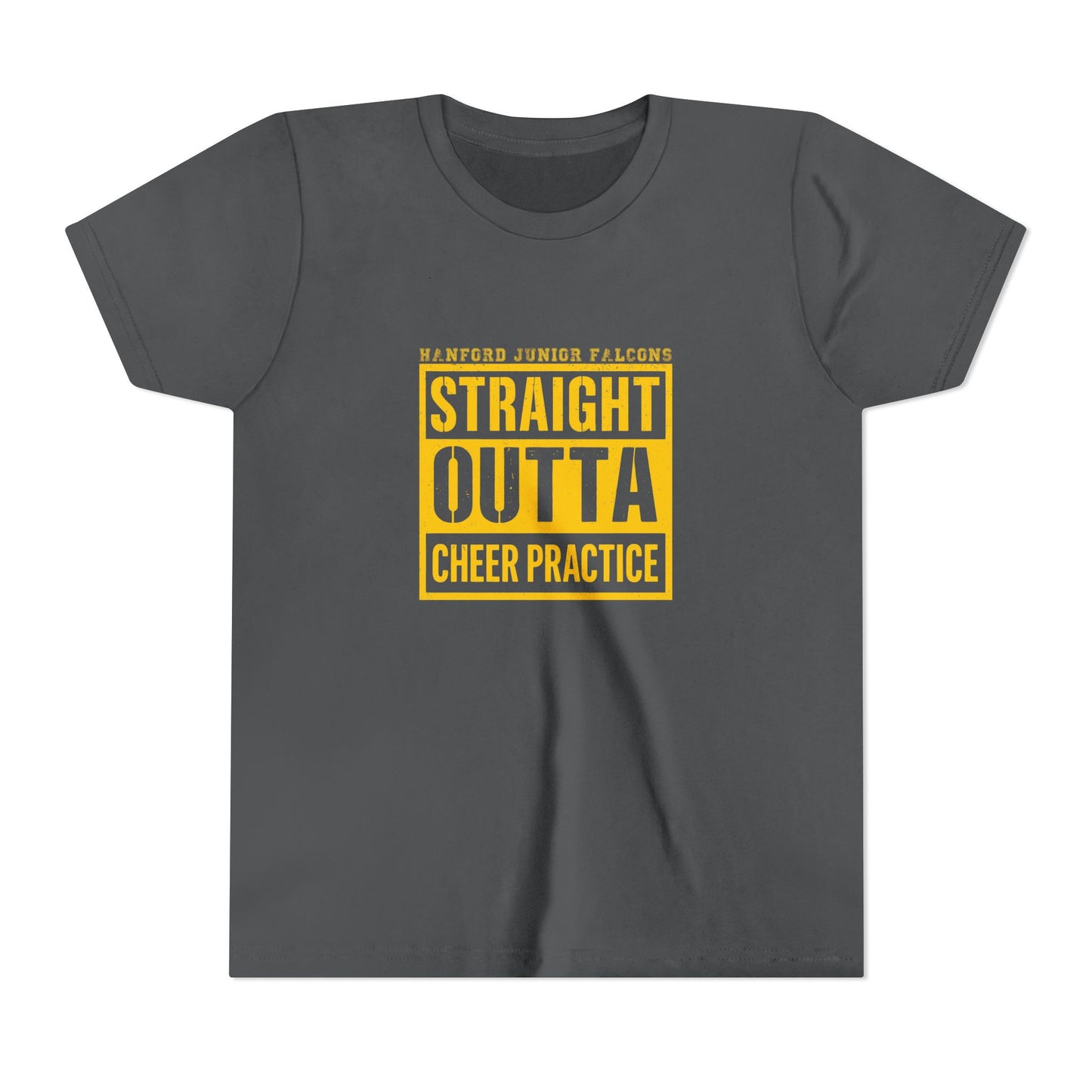 Cheer - Youth T-Shirt - Straight Outta Cheer Practice