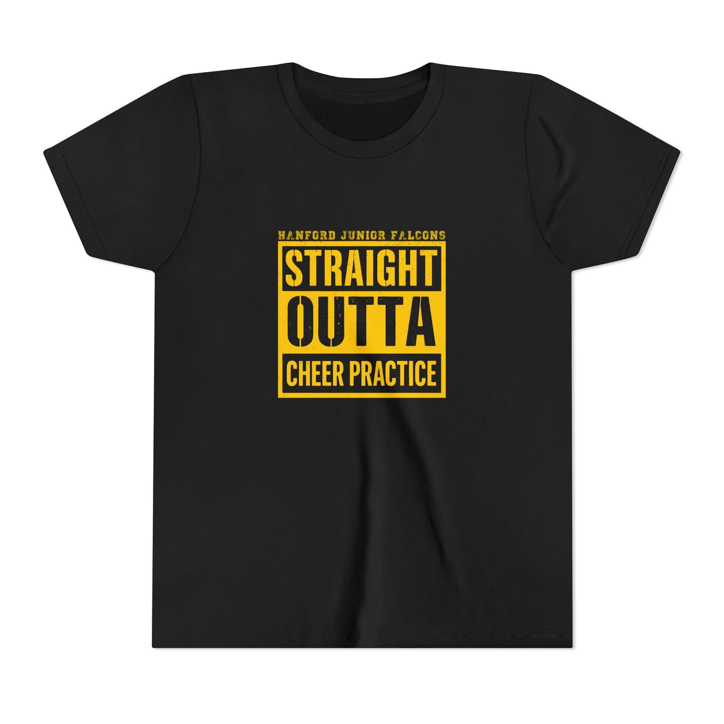 Cheer - Youth T-Shirt - Straight Outta Cheer Practice