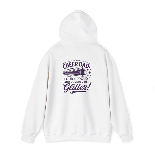 Cheer - Adult Sweatshirt - Cheer Dad: Loud, Proud, and covered in glitter